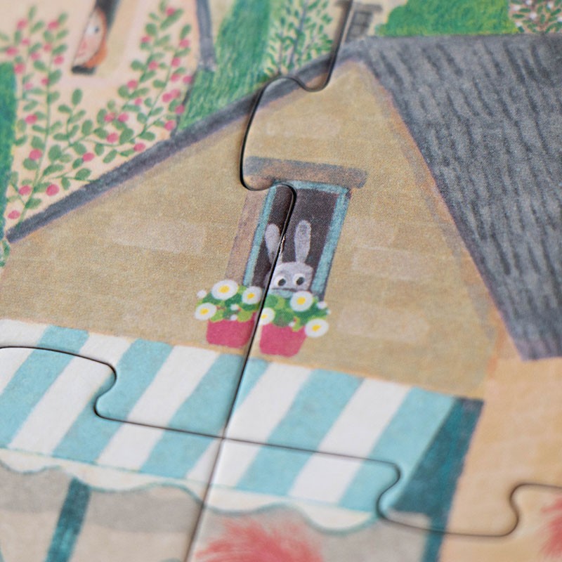 puzzle y juego de historias